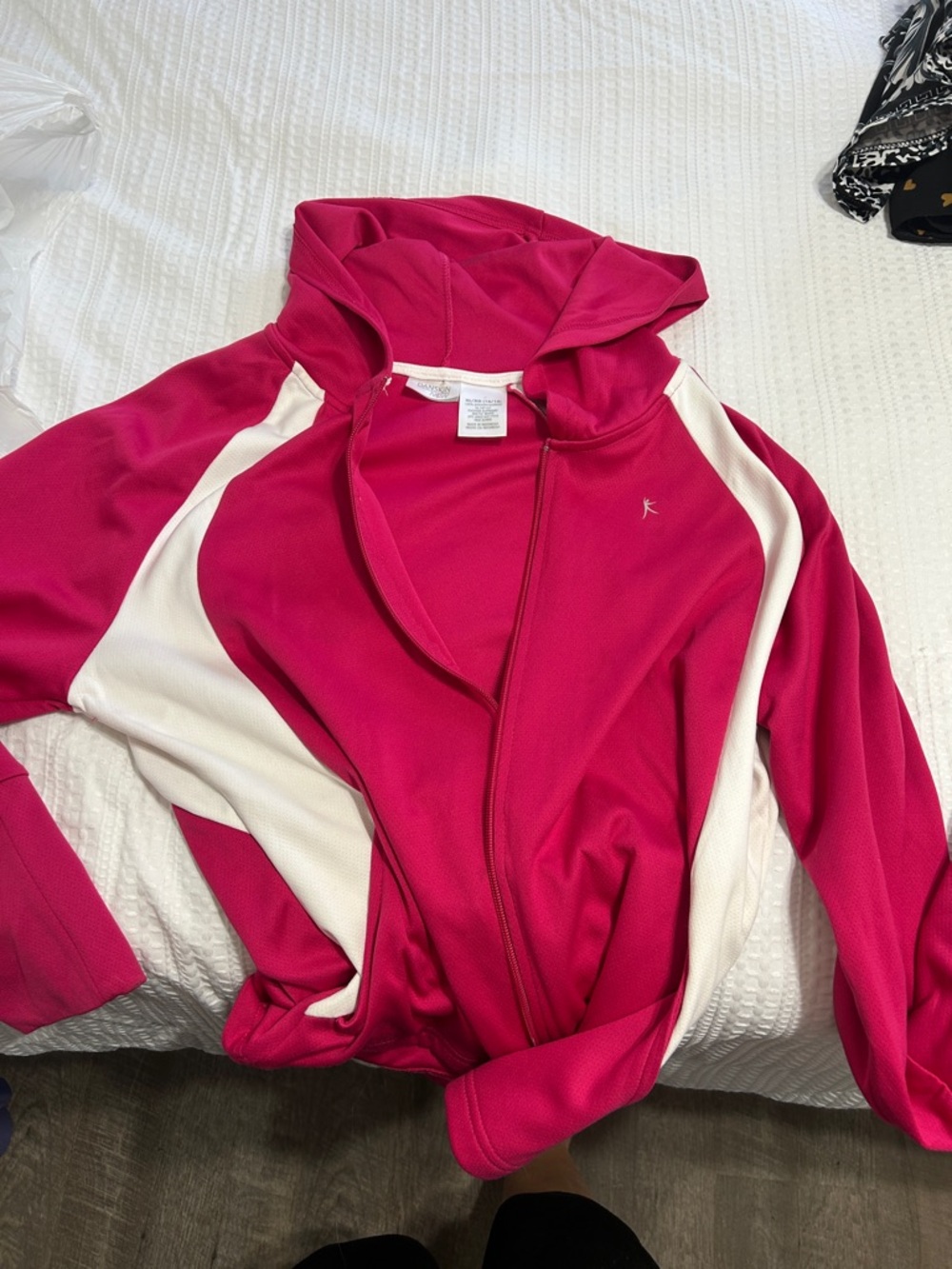 Danskin Now Fuchsia Supreme Zip-Up Hoodie